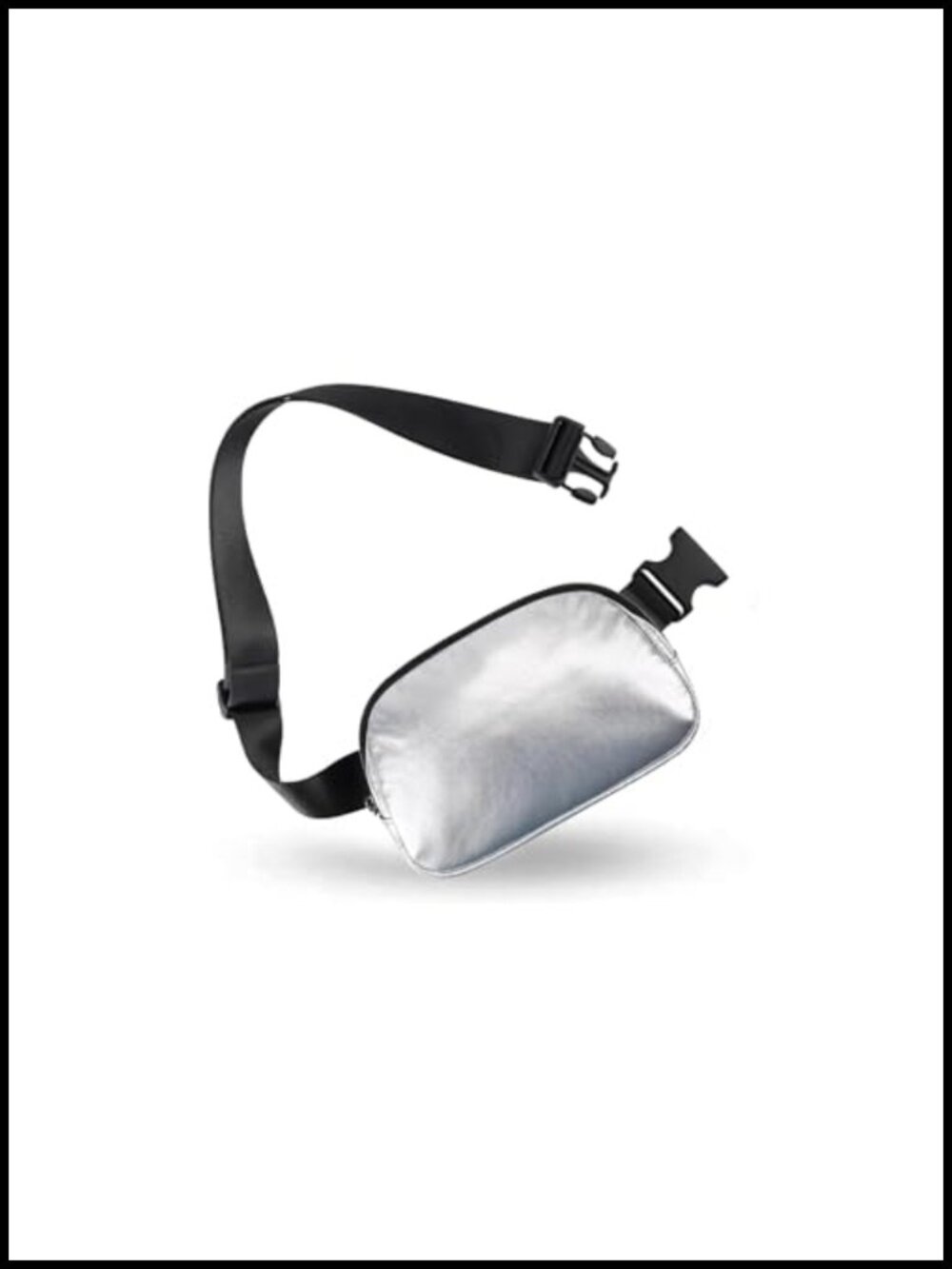 Nylon Water Resistant Crossbody Fanny Pack Adjustable Strap Travel Running